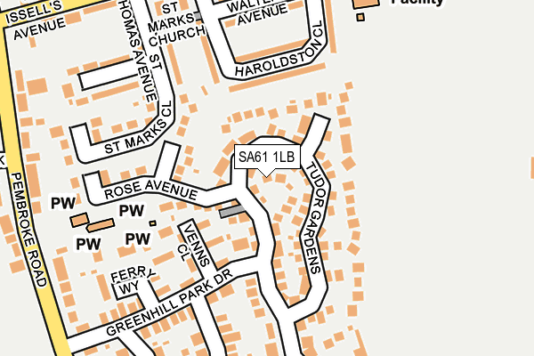 Map of KEYWARE LTD at local scale