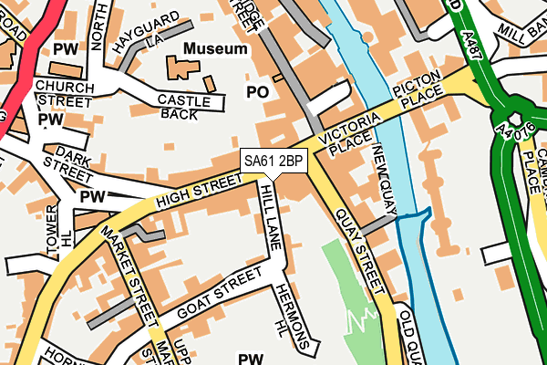 Map of ROCKYS TAXIS LTD at local scale
