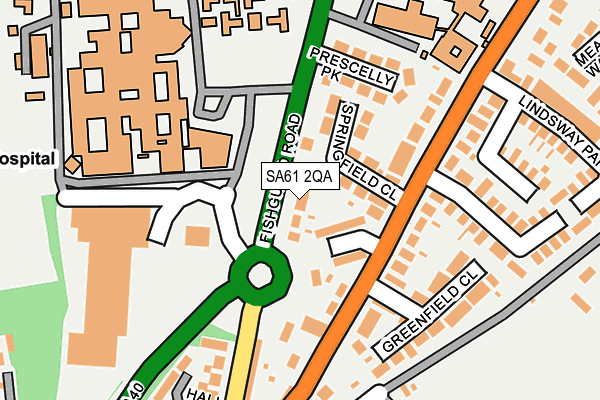 Map of AD HOWELLS LIMITED at local scale