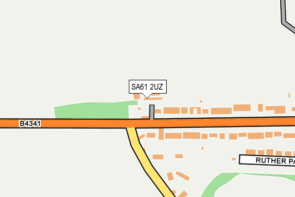 SA61 2UZ map - OS OpenMap – Local (Ordnance Survey)