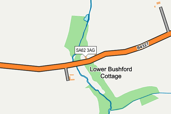 SA62 3AG map - OS OpenMap – Local (Ordnance Survey)