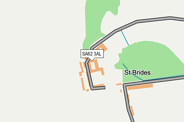 SA62 3AL map - OS OpenMap – Local (Ordnance Survey)