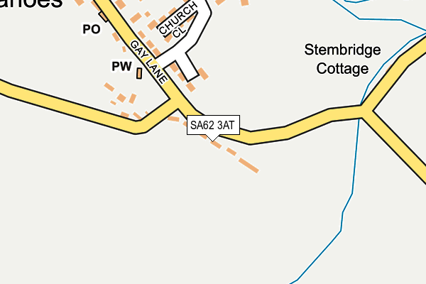 SA62 3AT map - OS OpenMap – Local (Ordnance Survey)