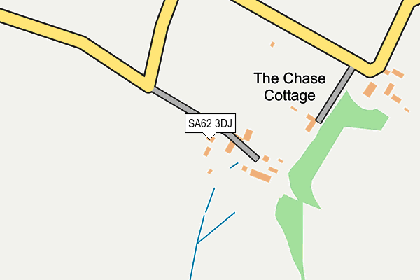 SA62 3DJ map - OS OpenMap – Local (Ordnance Survey)