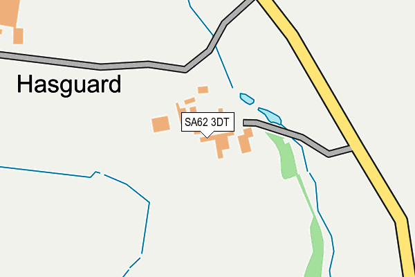 SA62 3DT map - OS OpenMap – Local (Ordnance Survey)