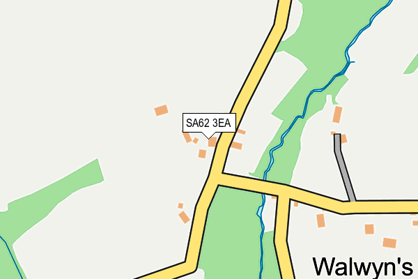 SA62 3EA map - OS OpenMap – Local (Ordnance Survey)