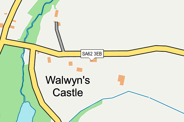 SA62 3EB map - OS OpenMap – Local (Ordnance Survey)