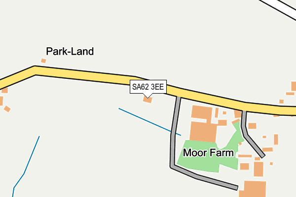 SA62 3EE map - OS OpenMap – Local (Ordnance Survey)