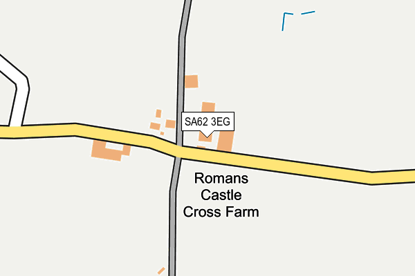 SA62 3EG map - OS OpenMap – Local (Ordnance Survey)