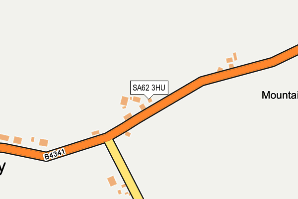 SA62 3HU map - OS OpenMap – Local (Ordnance Survey)