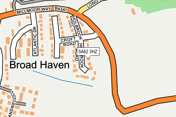 Map of PUFFIN PATCH HOLIDAYS LTD. at local scale