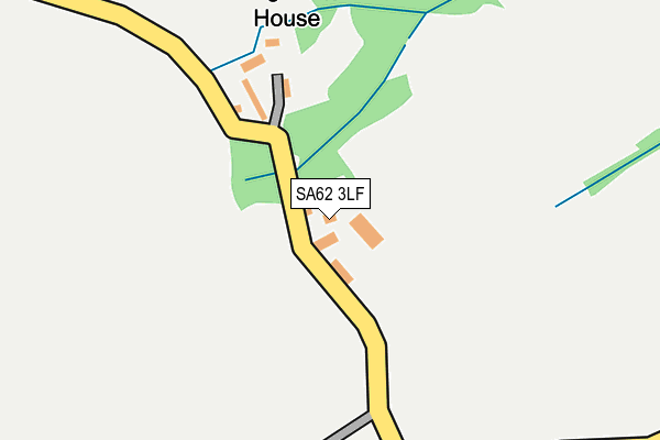 SA62 3LF map - OS OpenMap – Local (Ordnance Survey)