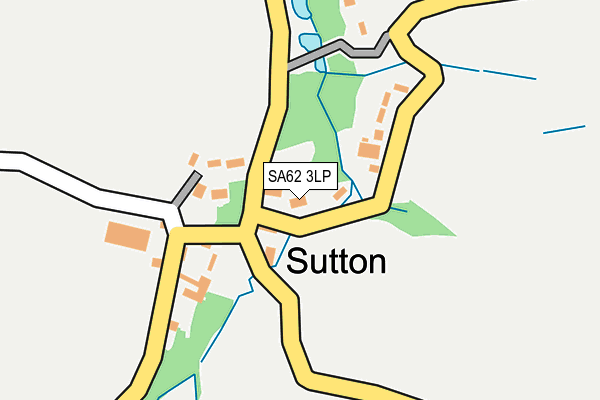 SA62 3LP map - OS OpenMap – Local (Ordnance Survey)