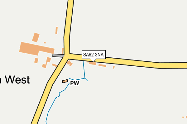 SA62 3NA map - OS OpenMap – Local (Ordnance Survey)