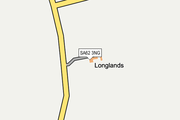 SA62 3NG map - OS OpenMap – Local (Ordnance Survey)