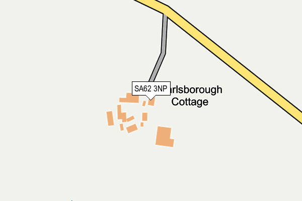 SA62 3NP map - OS OpenMap – Local (Ordnance Survey)