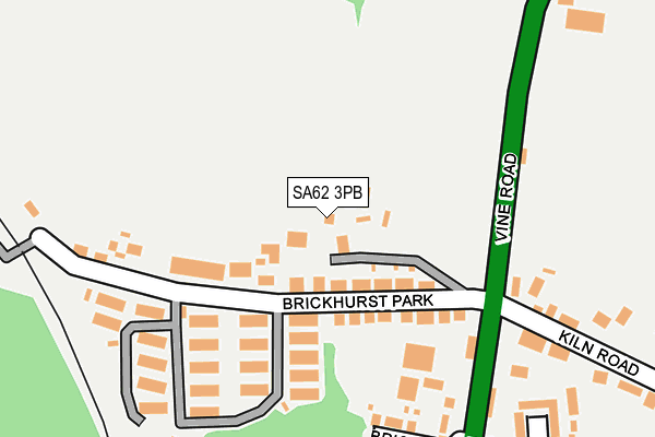 SA62 3PB map - OS OpenMap – Local (Ordnance Survey)