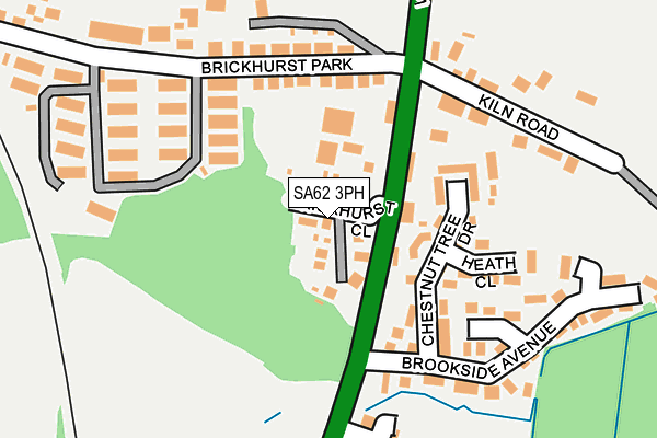 SA62 3PH map - OS OpenMap – Local (Ordnance Survey)