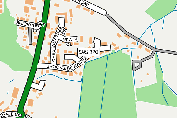 SA62 3PQ map - OS OpenMap – Local (Ordnance Survey)