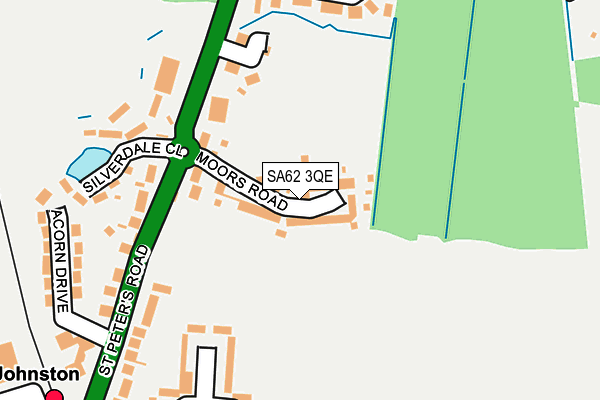 SA62 3QE map - OS OpenMap – Local (Ordnance Survey)