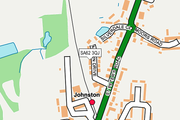 SA62 3QJ map - OS OpenMap – Local (Ordnance Survey)