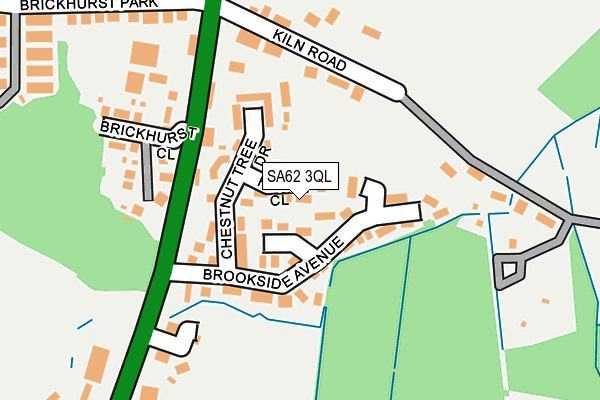 SA62 3QL map - OS OpenMap – Local (Ordnance Survey)