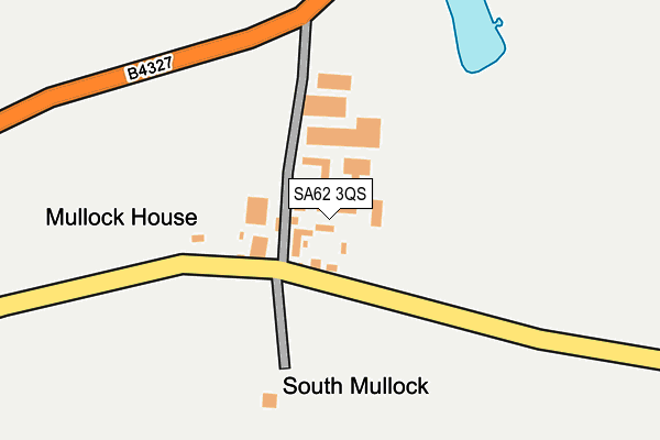 SA62 3QS map - OS OpenMap – Local (Ordnance Survey)