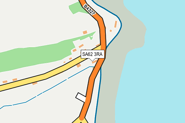 SA62 3RA map - OS OpenMap – Local (Ordnance Survey)