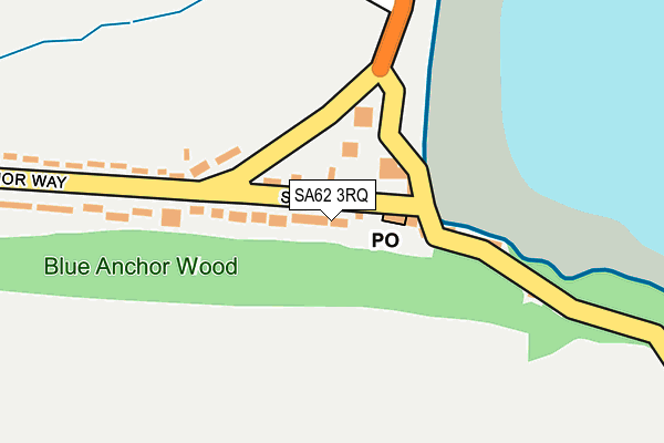 SA62 3RQ map - OS OpenMap – Local (Ordnance Survey)
