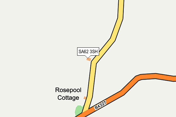 SA62 3SH map - OS OpenMap – Local (Ordnance Survey)