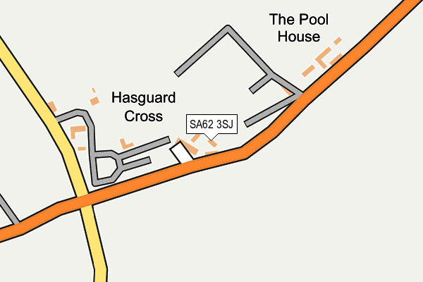 SA62 3SJ map - OS OpenMap – Local (Ordnance Survey)
