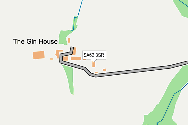 SA62 3SR map - OS OpenMap – Local (Ordnance Survey)