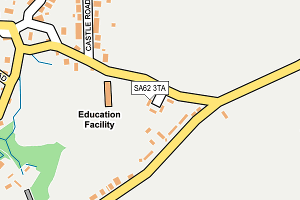 SA62 3TA map - OS OpenMap – Local (Ordnance Survey)
