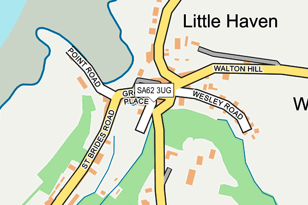 SA62 3UG map - OS OpenMap – Local (Ordnance Survey)