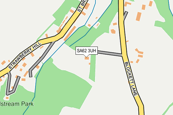 SA62 3UH map - OS OpenMap – Local (Ordnance Survey)