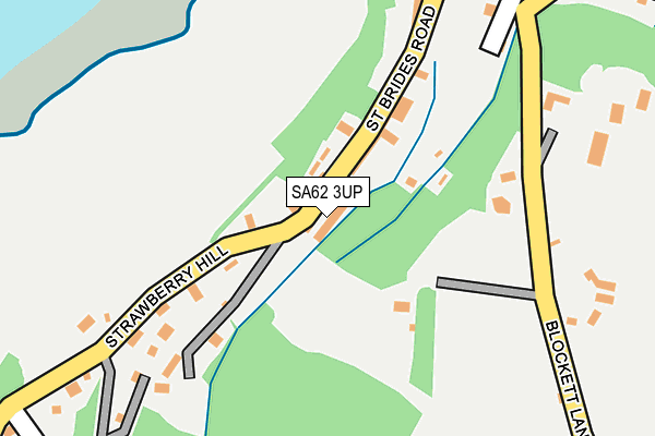 SA62 3UP map - OS OpenMap – Local (Ordnance Survey)