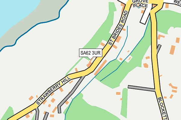 SA62 3UR map - OS OpenMap – Local (Ordnance Survey)