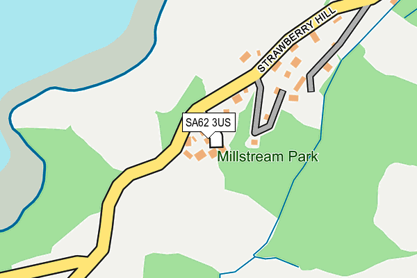SA62 3US map - OS OpenMap – Local (Ordnance Survey)