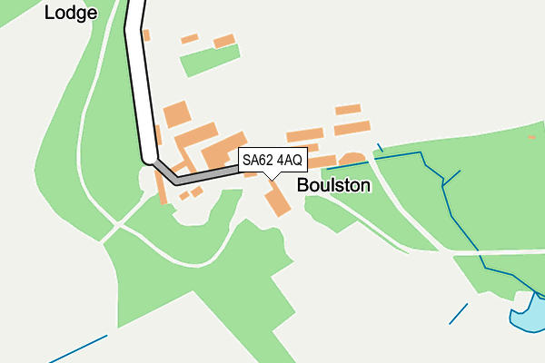 SA62 4AQ map - OS OpenMap – Local (Ordnance Survey)