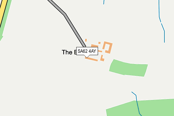 SA62 4AY map - OS OpenMap – Local (Ordnance Survey)