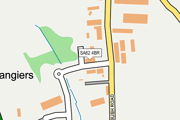 SA62 4BR map - OS OpenMap – Local (Ordnance Survey)