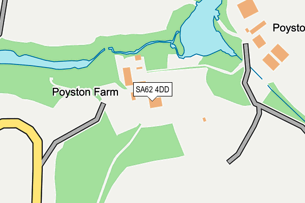 SA62 4DD map - OS OpenMap – Local (Ordnance Survey)