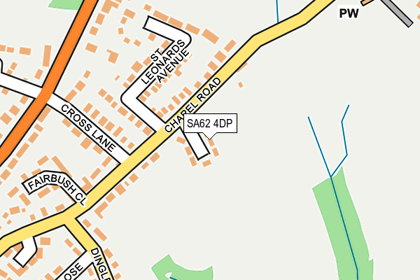 SA62 4DP map - OS OpenMap – Local (Ordnance Survey)