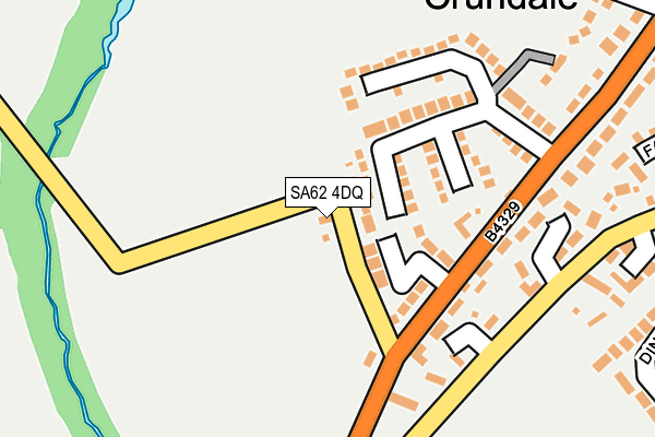 SA62 4DQ map - OS OpenMap – Local (Ordnance Survey)