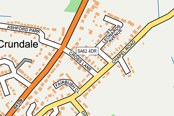 SA62 4DR map - OS OpenMap – Local (Ordnance Survey)