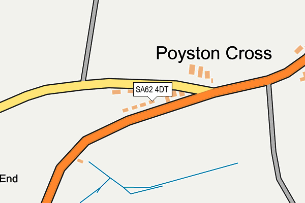 SA62 4DT map - OS OpenMap – Local (Ordnance Survey)