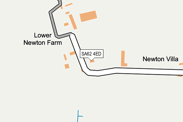 SA62 4ED map - OS OpenMap – Local (Ordnance Survey)