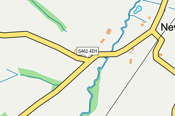 SA62 4EH map - OS OpenMap – Local (Ordnance Survey)