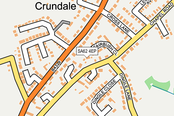 SA62 4EP map - OS OpenMap – Local (Ordnance Survey)