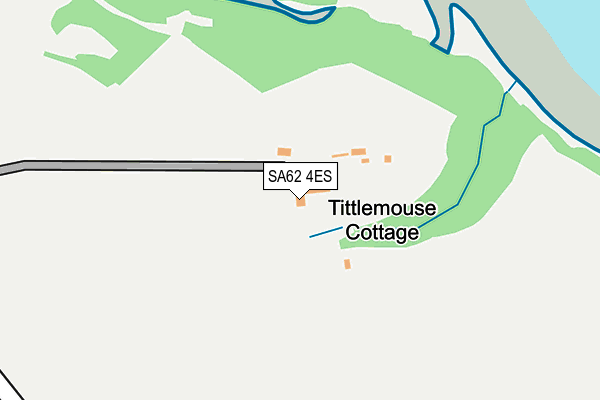 SA62 4ES map - OS OpenMap – Local (Ordnance Survey)